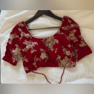 Brand new designer bridal heavy embroidery blouse for Saree & lehenga